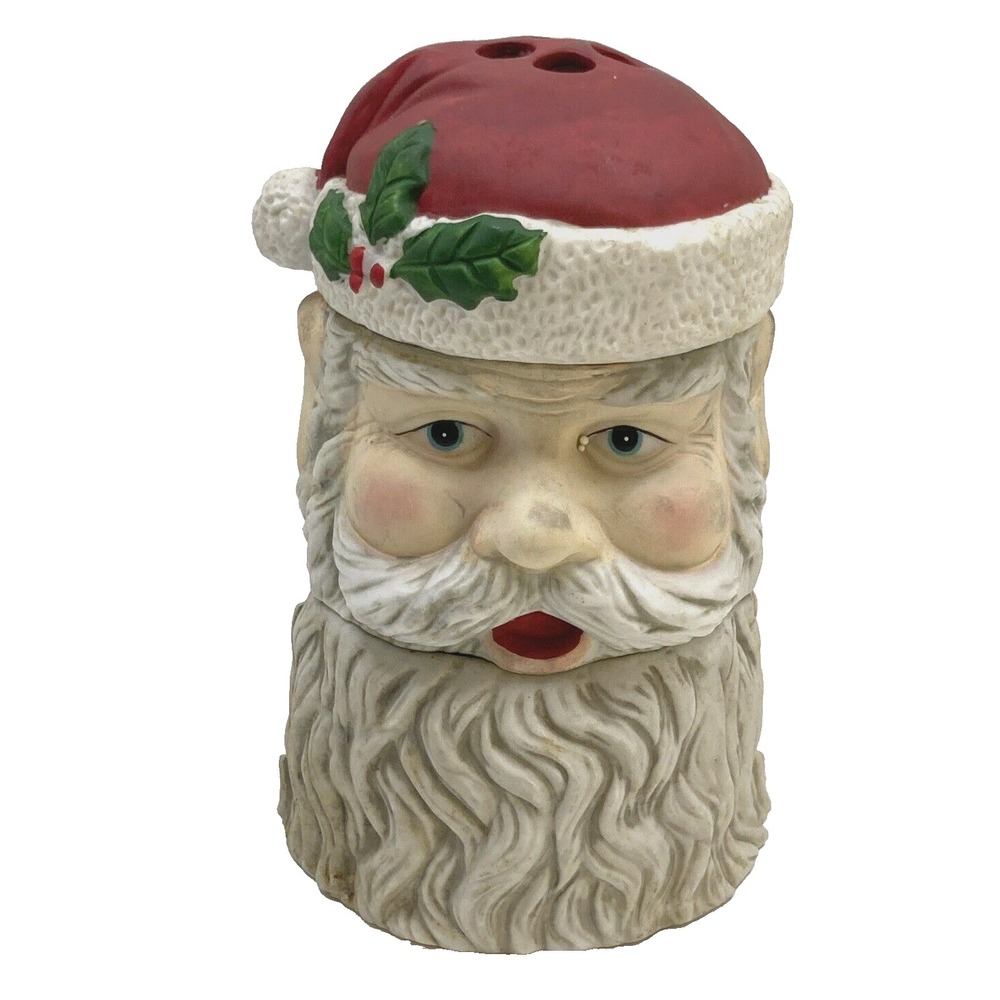 Vintage 1998 Heritage Mint Ltd Santa Claus Potpourri Warmer Christmas Decor 7 in